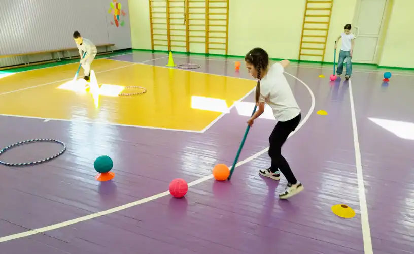 «Время спорта» 💪 в воспитательно-оздоровительном лагере «Радуга». 🌈