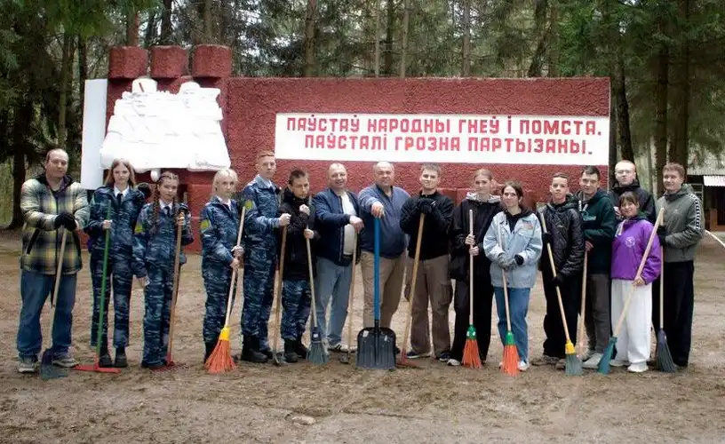 Благоустройство музея партизанской славы